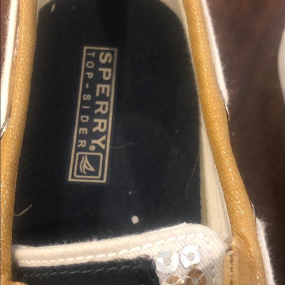 Sequin Sperry Top-Siders,7 1/2 - Picture 2 of 6